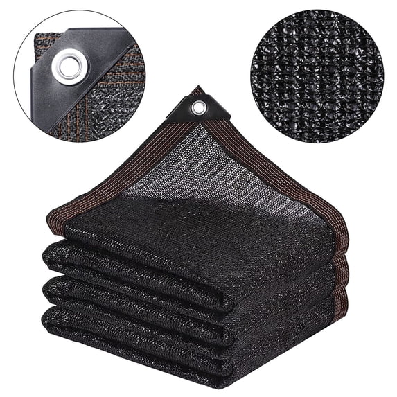 Autoez 120" x 120" Black Solid, Durable UV Protection Waterproof
