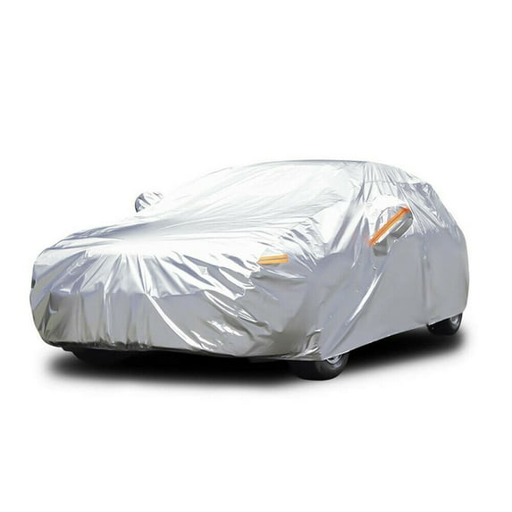 Autoez 5 Layers Car Cover Breathable All Weather Protector Universal Fit for Auto Sedan (186-193 inch)