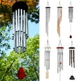 thumbnail image 1 of Amazing Wind Chimes 10 Tube 5 Bells Metal Church Bell Outdoor Garden Decor, 1 of 5