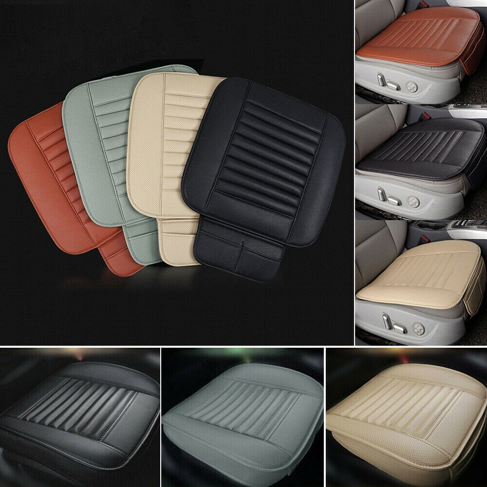2PC Edge Wrapping Paper Front Seat Cushion Cover Pad