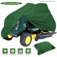 thumbnail image 1 of Autoez Heavy Duty Mower Cover Green/Black Universal Fit 72" / 55" Long Mower Lawn Tractor, 1 of 7