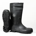 thumbnail image 1 of Autoez Unisex Rain Boots Steel Toe Waterproof Rubber Hunting Boots, Black, Sizes 7-13, 1 of 7