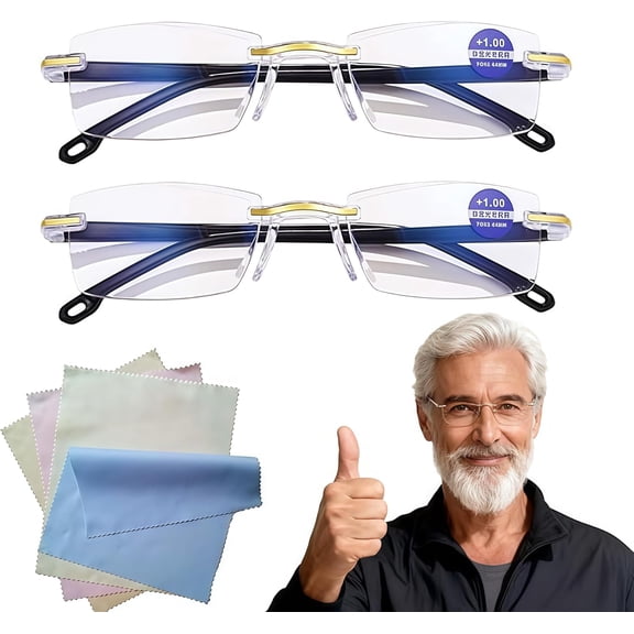 Autofocus Glasses - Unisex Adaptive Blue Light Blocking Glasses, Smart Photochromic Lenses, Lightweight High-Definition Vision Glasses