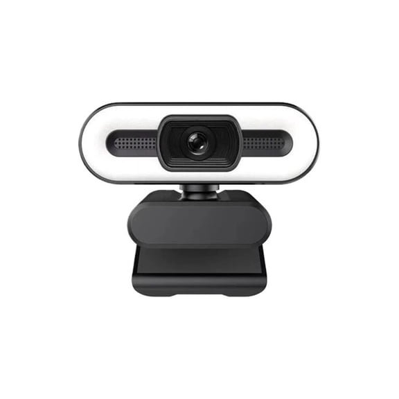 Autofocus HD Webcam with Fill Light Rotatable Laptop Webcam PC Computer Camera with Microphone for Youtube Video