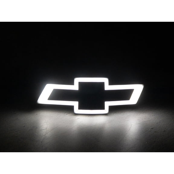 Autogem 20162024 Chevy Camaro Lighted Grille Emblem Black Finish with White LED Bowtie Logo