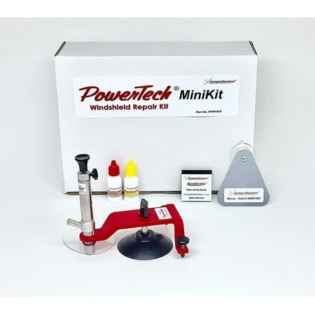 AutoglasSolutions Powertech MiniKit Windshield Repair Kit