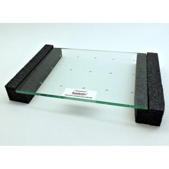 AutoglasSolutions RepairDemo Practice Glass w/Chips for Windshield Repair Kit