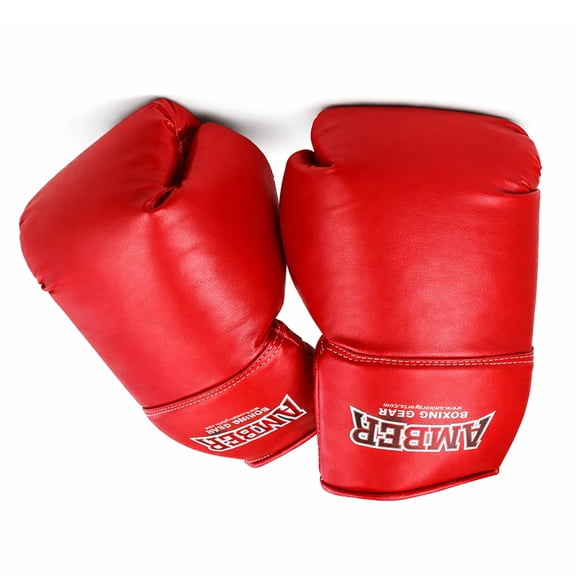 Boxing Gloves  Full-Size Replica Style for Signatures, Gifts, or Sports Decor  Red