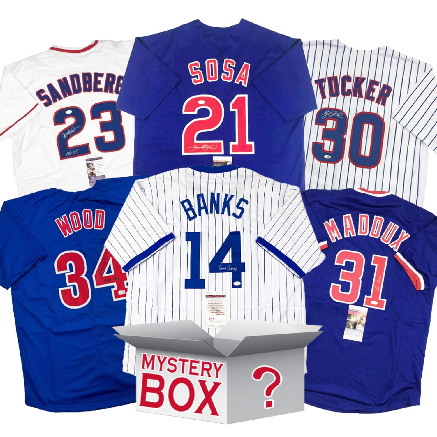 Chicago Basketball Signed Jersey Mystery Box - PSA/JSA/Beckett Certified Autographs
