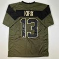 Autographed/Signed Christian Kirk Jacksonville Salute To Service