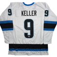 Collectible Autographed/Signed Clayton Keller Utah White Hockey Jersey ...