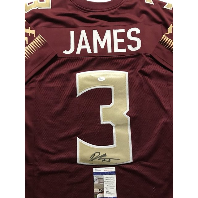 Autographed/Signed Derwin James Florida State FSU Maroon College