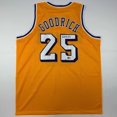 thumbnail image 1 of Autographed/Signed Gail Goodrich Los Angeles LA Yellow Basketball Jersey Beckett BAS COA, 1 of 4