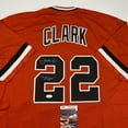 thumbnail image 1 of Autographed/Signed Jack Clark The Ripper San Francisco Orange Baseball Jersey JSA COA, 1 of 3