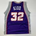 thumbnail image 1 of Autographed/Signed Jason Kidd Phoenix Purple Basketball Jersey Beckett BAS COA, 1 of 4