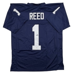 Autographed/Signed Jaylen Reed Penn State Blue College Football Jersey JSA COA
