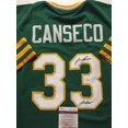 Autographed/Signed Jose Canseco Juiced Oakland Athletics A's Green