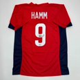 thumbnail image 1 of Autographed/Signed Mia Hamm Red Soccer Team USA United States World Cup Jersey Beckett BAS COA, 1 of 4