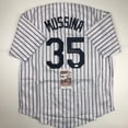 thumbnail image 1 of Autographed/Signed Mike Mussina New York Pinstripe Baseball Jersey JSA COA, 1 of 4