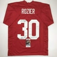 thumbnail image 1 of Autographed/Signed Mike Rozier Heisman 1983 Nebraska Red College Football Jersey JSA COA, 1 of 4