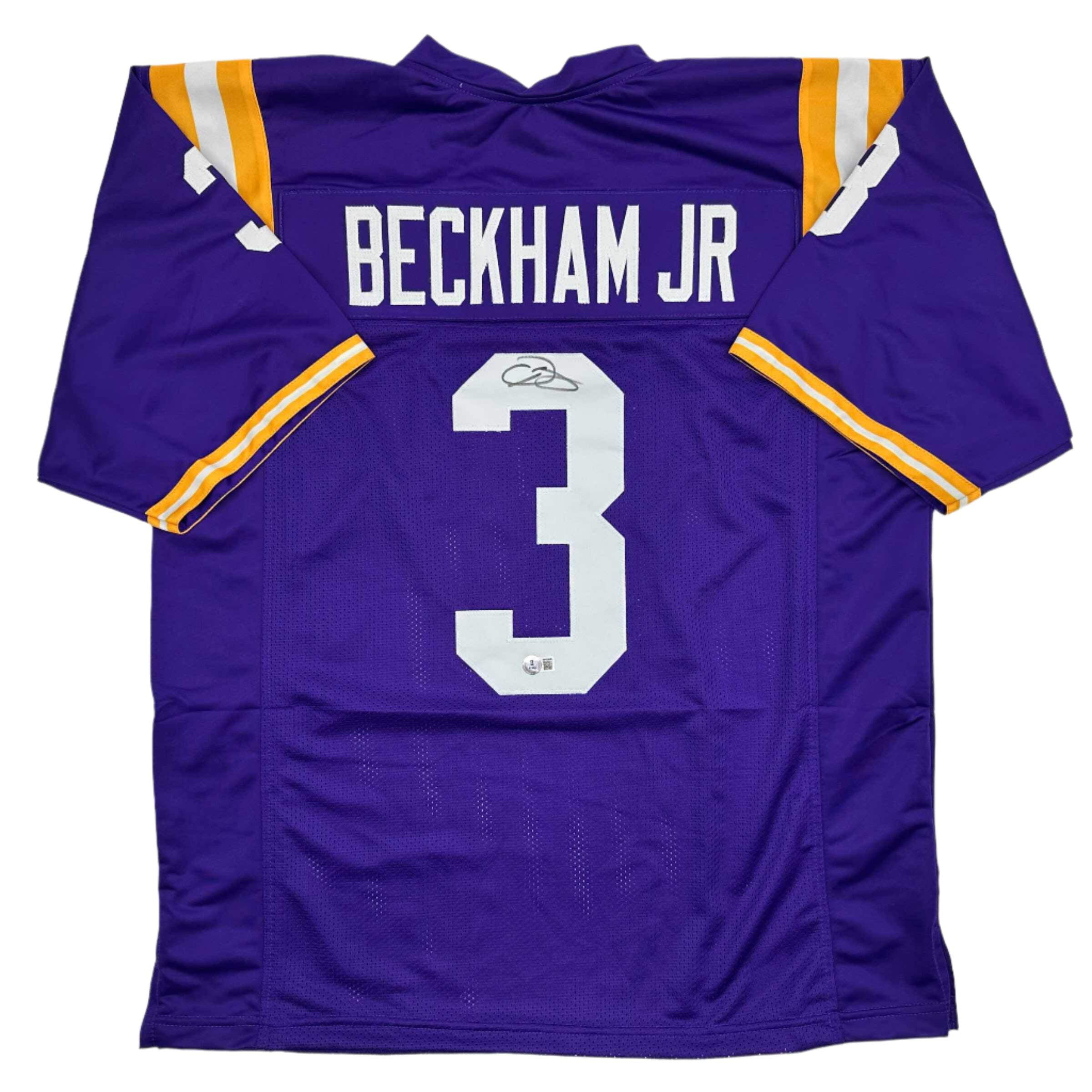 貴重 オデルベッカムjr. BECKHAM JR. ユニホーム LSU Youth Nike Odell Beckham Jr. White LSU Tigers Alumni Jersey