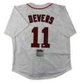 thumbnail image 1 of Autographed/Signed Rafael Devers Boston White Baseball Jersey JSA COA, 1 of 4