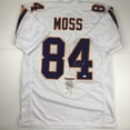 thumbnail image 1 of Autographed/Signed Randy Moss Minnesota White Football Jersey JSA COA, 1 of 4