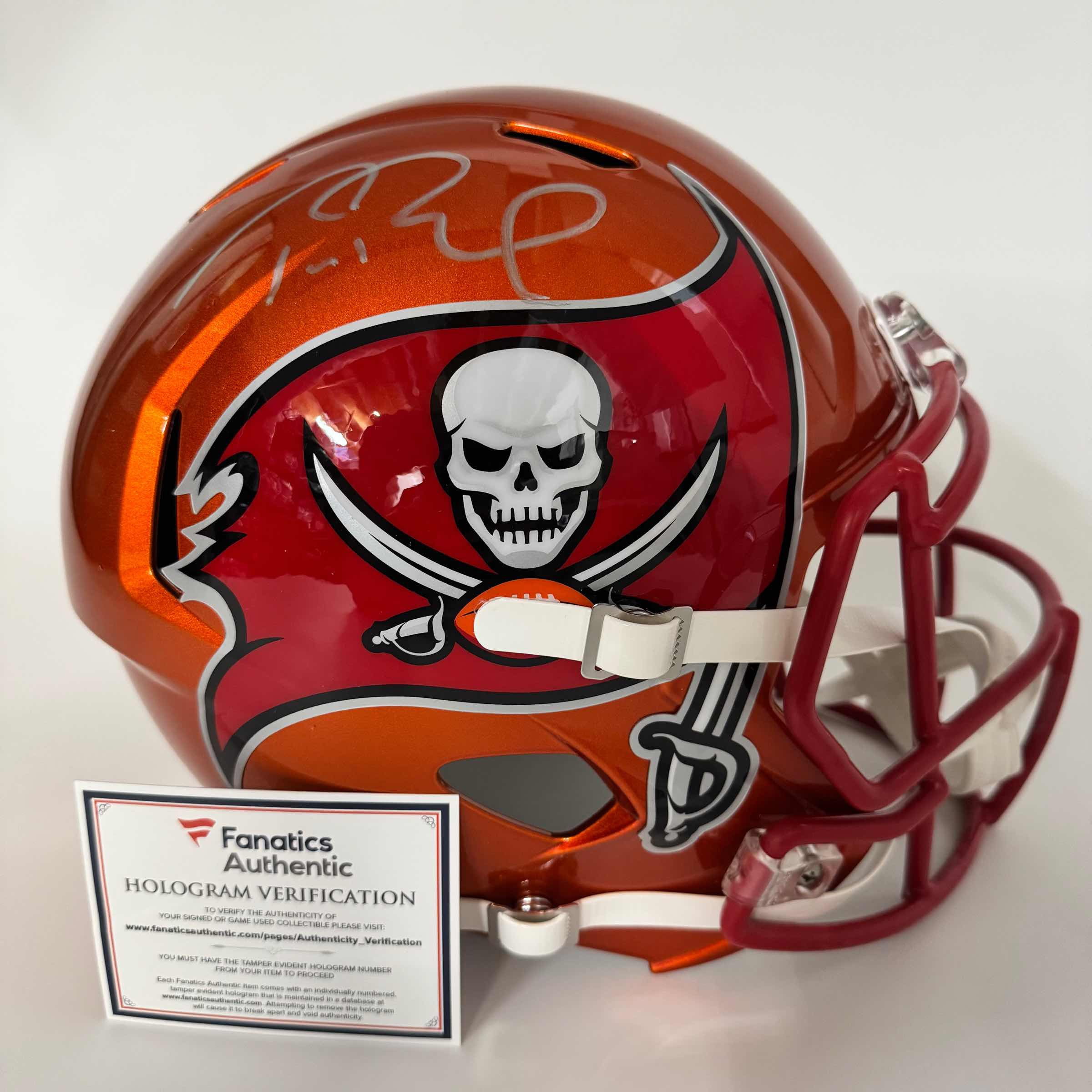 Tom Brady Autographed Helmet