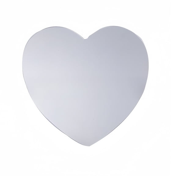 Autohesion Heart Shaped Mirror Living Room Bedroom Decorative Wall Mirrors Mirror Wall Self-Adhesive Mirror Acrylic Heart-Shaped
