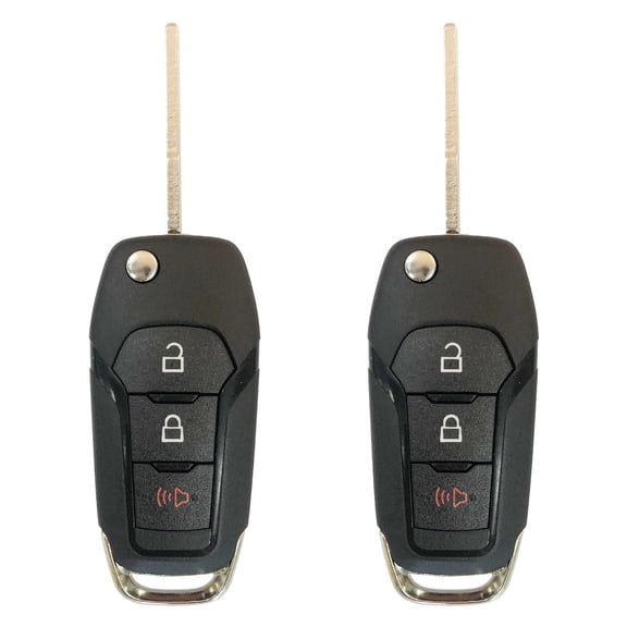 AutokeyMax 2 For 2015 2016 2017 2018 2019 Ford F-150 F-250 350 Keyless Remote Flip Key Fob