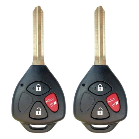 AutokeyMax 2 Pack Key Fob Keyless Entry Remote for Scion TC, Toyota Yaris, 4D67 Chip