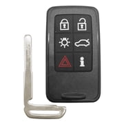 AutokeyMax 6 Button Car Key Fob for 2007-2016 VOLVO SMART Remote 30659502 KR55WK49266 902Mhz