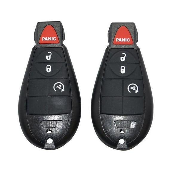 AutokeyMax Replacement Key Fob for 2013-2017 Dodge Ram GQ4-53T, 2 Piece