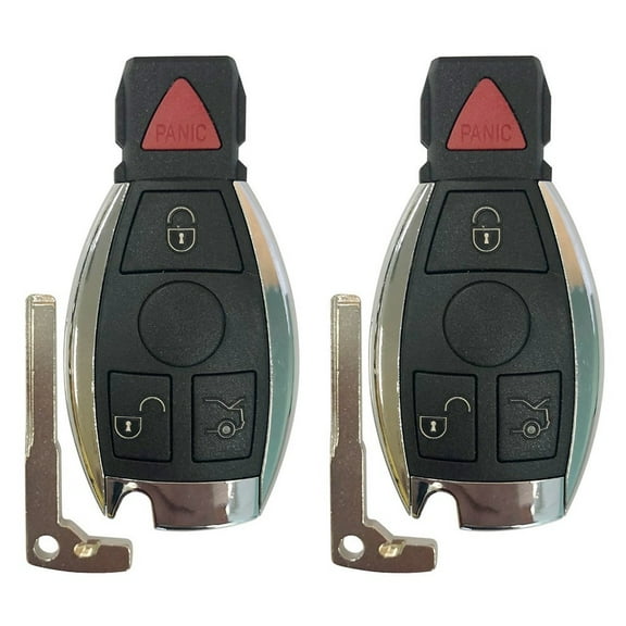 AutokeyMax Replacement Keyless Entry Remote for Mercedes-Benz IYZ3312, 2-Pack