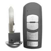 AutokeyMax Replacement Smart Remote Key Fob for Mazda CX-5 CX-9 2016-2019, P/N WAZSKE13D01 D02