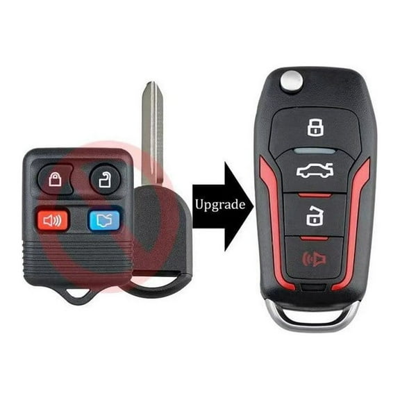 AutokeyMax Upgraded Remote Key Fob for ford Escape 4 Buttons 315mHz 2008-2014