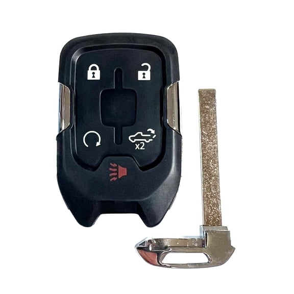 Autokeymax Smart Keyless Entry Car Key Remote Replacement For 2021 2022 GMC Sierra Chevy Silverado With Tailgate Remote Smart HYQ1ES