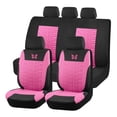 thumbnail image 1 of Autoking Covers Polyester Car Seat Cover Set Is Suitable For Most Car Seat Covers With Butterfly Pattern Car Seat Protection AD9525-Pink, 1 of 6