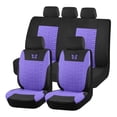 thumbnail image 1 of Autoking Covers Polyester Car Seat Cover Set Is Suitable For Most Car Seat Covers With Butterfly Pattern Car Seat Protection AD9525-Purple, 1 of 10