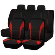Autoking Universalcar Sport Seat Cover Set Accessories Interior Unisex Fit Most Car Suv Tracfront/rear Car Seat Cushionk Van