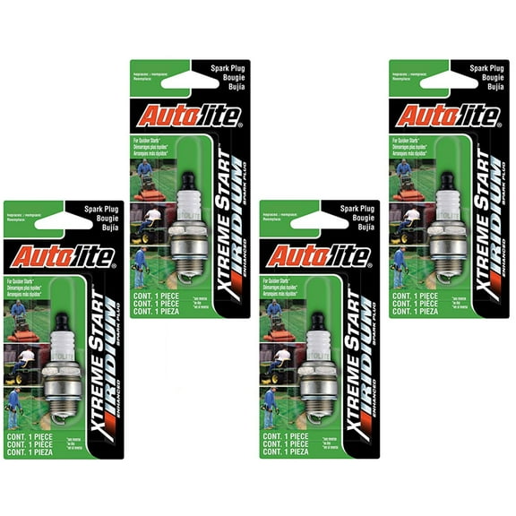 Autolite 4 Pack of Extreme Start Iridium Enhanced Spark Plugs - XST458DP-4PK