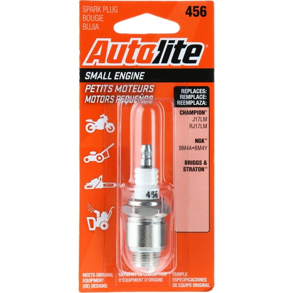 Autolite Small Engine Spark Plug, 456 for Select Tecumseh Engine Power Equipment