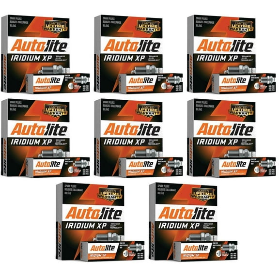 Autolite XP103 Racing Spark Plug, 5/8 Hex, Mid Proj, Set of 8