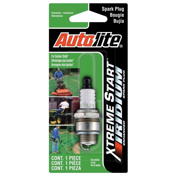 Autolite XST254DP Iridium Lawn & Garden Spark Plug - Display Pack