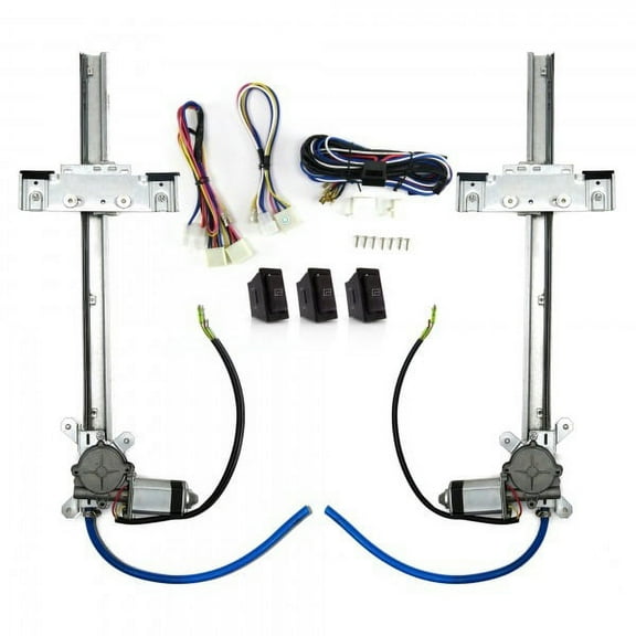 Auto-Loc Power Window Kit With Switches
