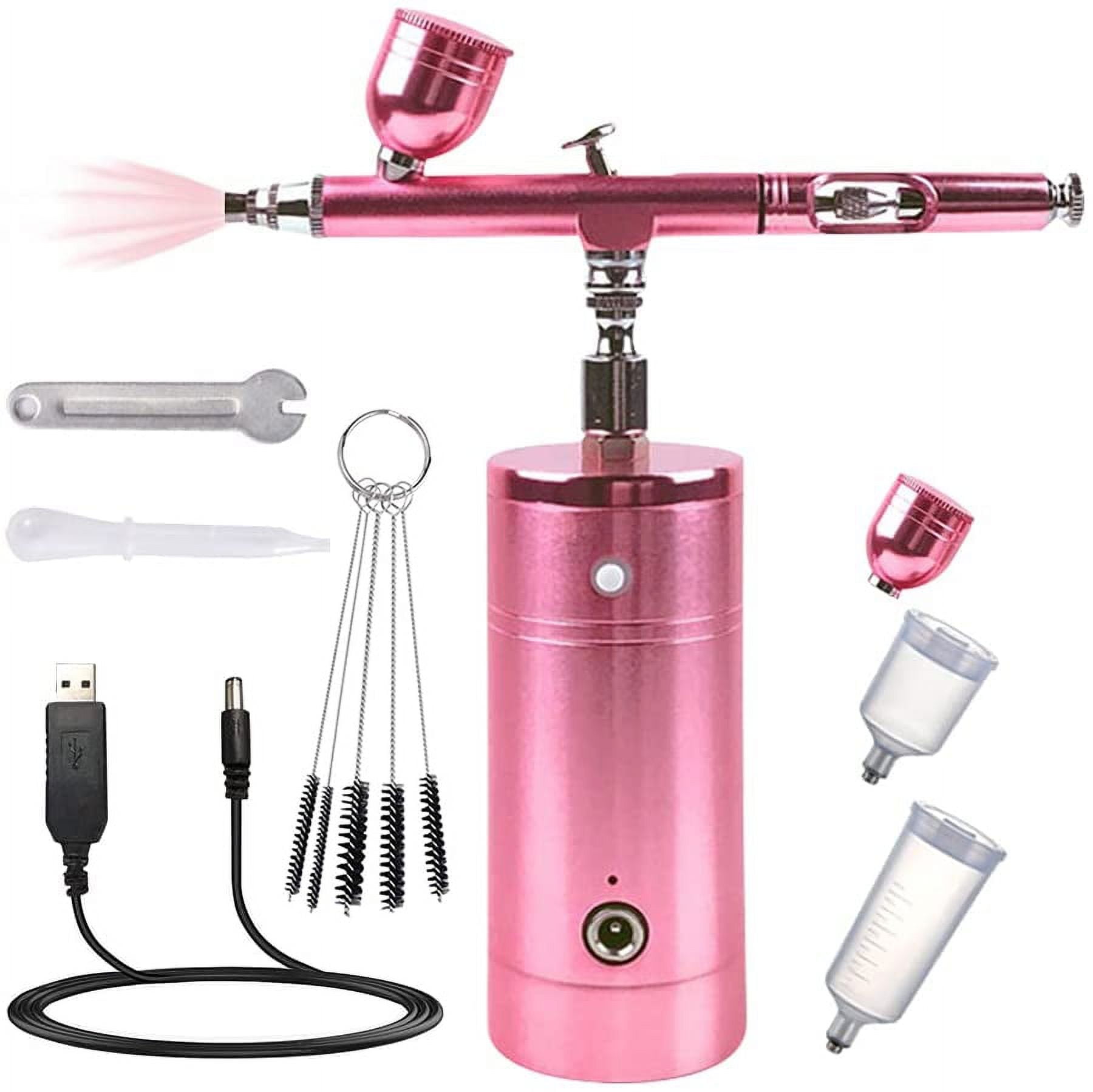 RIBO Portable Airbrush With Compressor Kit Quiet Mini Hot Brush Dryer Top  Gun For Art, Cake, Nail Model Painting, Tattoo Manicure 221007 From Kong08,  $58.69