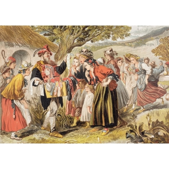 Autolycus Sings In The Winter's Tale Act Iv Scene Iii By William Shakespeare.