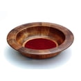 thumbnail image 1 of Autom Handcrafted Walnut Stained Offering Plate, 4.5"L x 13.5"W x 13.5"Th, 1 of 1