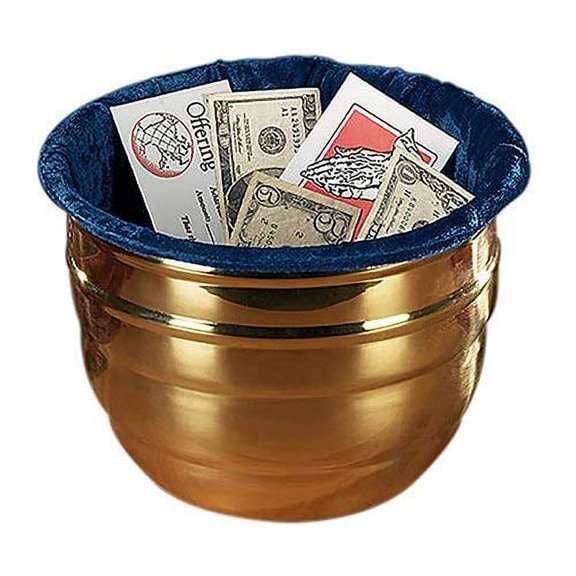 Autom Large Offering Pot with Blue Liner