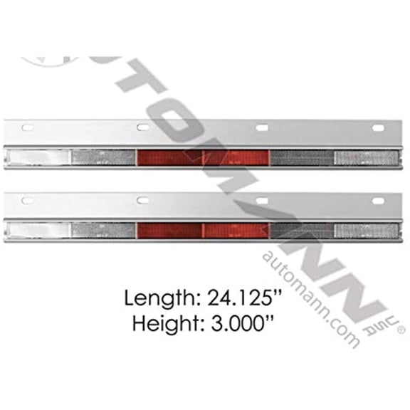 Automann Conspicuity Plate Set Straight (562.440 Conspicuity Plate Set Straight)